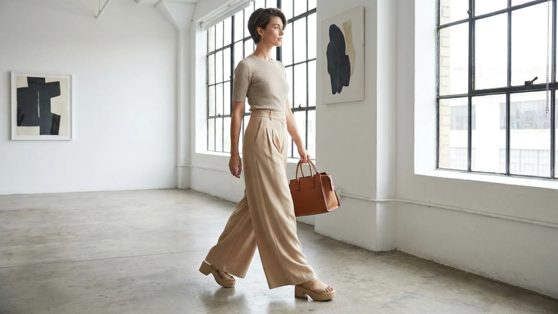 Wide-Leg Palazzo Pants